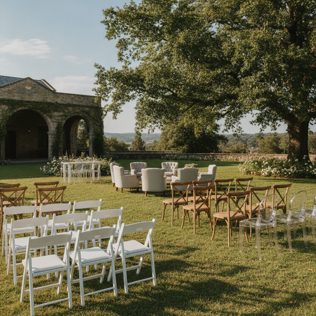 Chair Rentals - No Face and No Text